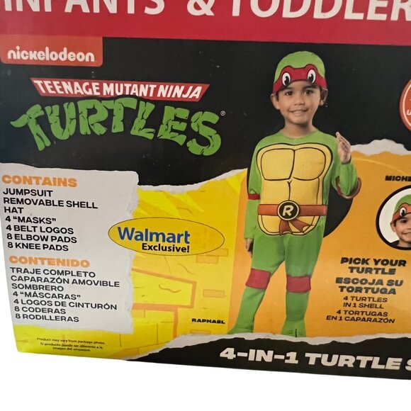Teenage Mutant Ninja Turtles 4-In-1 Costume Set 2T - Picture 2 of 6